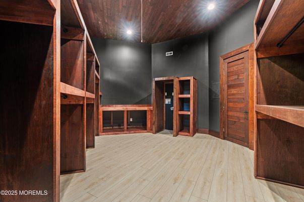 Interior, Recessed Lighting, Walk-in Closets, Wooden Ceilings, Wood Texture Flooring