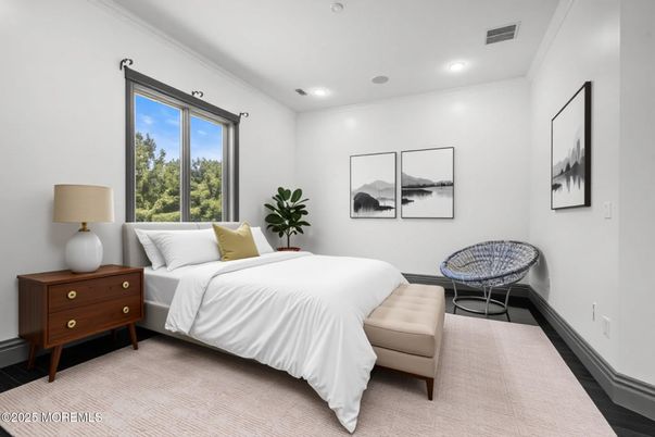 Bedroom, Interior, Recessed Lighting