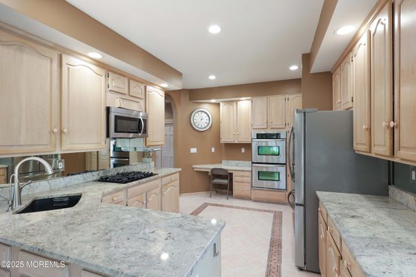 Interior, Kitchen, Recessed Lighting, Stainless Steel Appliances