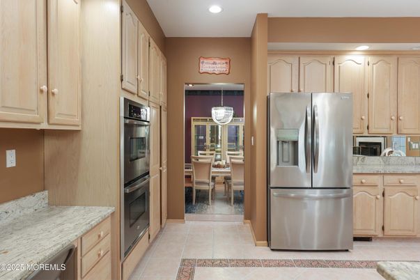 Dining room, Interior, Kitchen, Recessed Lighting, Stainless Steel Appliances