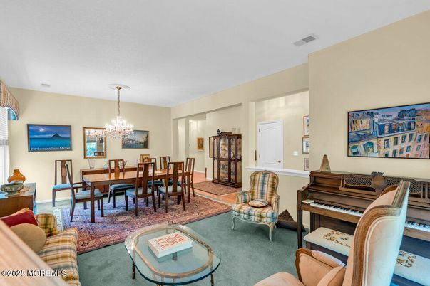 Chandelier, Dining room, Interior, Living room, Piano