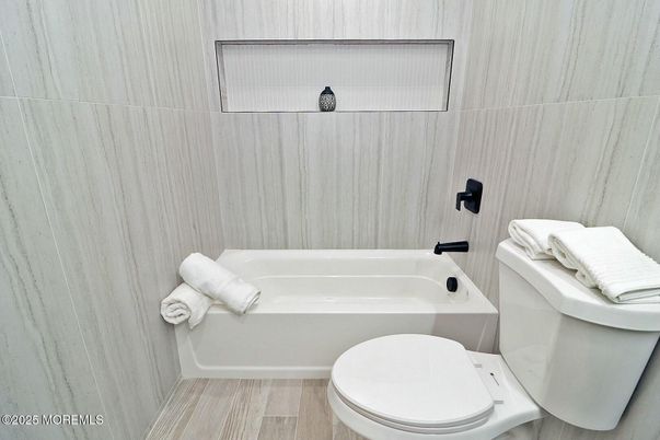Bathroom, Interior, Wood Texture Flooring