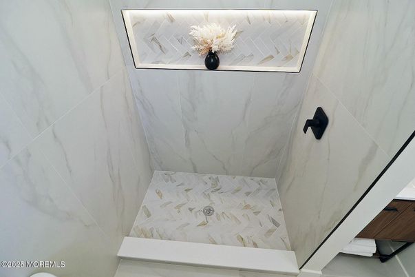 Bathroom, Interior, Marble Walls