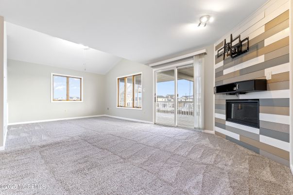 Empty room, Fireplace, Interior