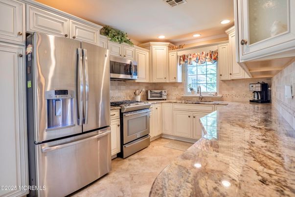 Interior, Kitchen, Recessed Lighting, Stainless Steel Appliances