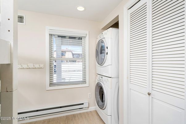 Interior, Recessed Lighting, Utility Closets, Washer, Wood Texture Flooring