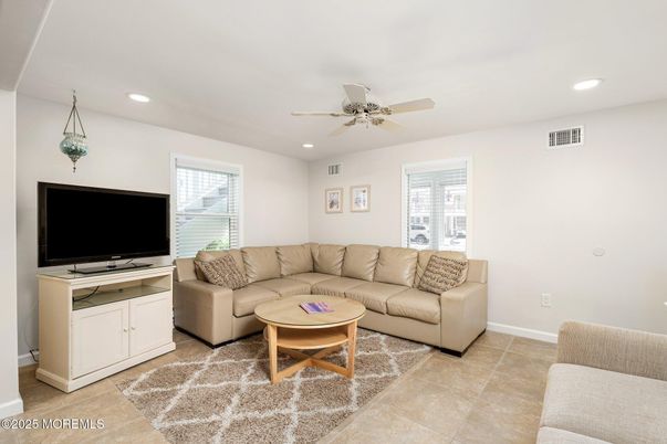 Interior, Living room, Recessed Lighting