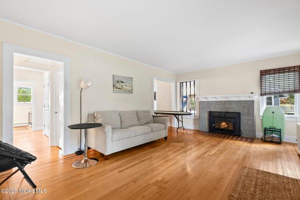 Fireplace, Home Office, Interior, Wood Texture Flooring