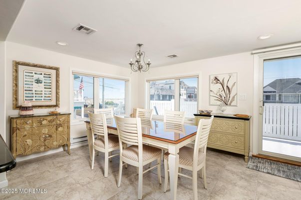 Chandelier, Dining room, Interior, Recessed Lighting