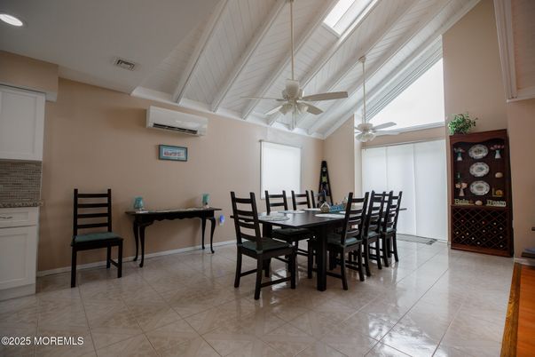 Dining room, Interior, Recessed Lighting