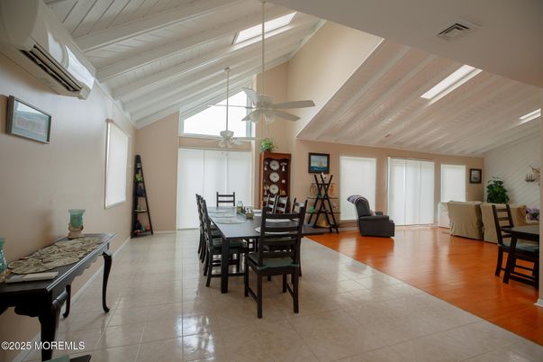 Dining room, Interior, Wood Texture Flooring
