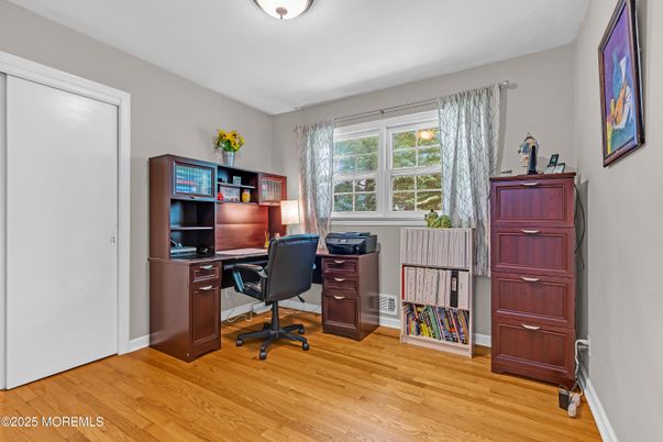 Home Office, Interior, Wood Texture Flooring