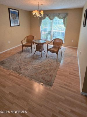 Chandelier, Interior, Wood Texture Flooring