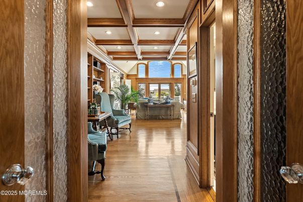 Interior, Recessed Lighting, Wooden Beams, Wood Texture Flooring