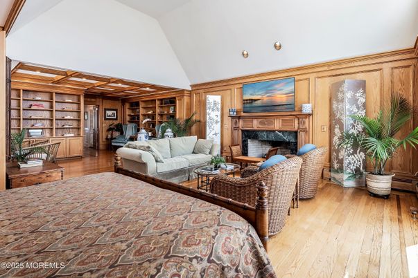 Fireplace, Interior, Living room, Wood Texture Flooring, Wooden Walls