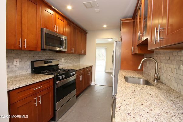 Interior, Kitchen, Recessed Lighting, Stainless Steel Appliances