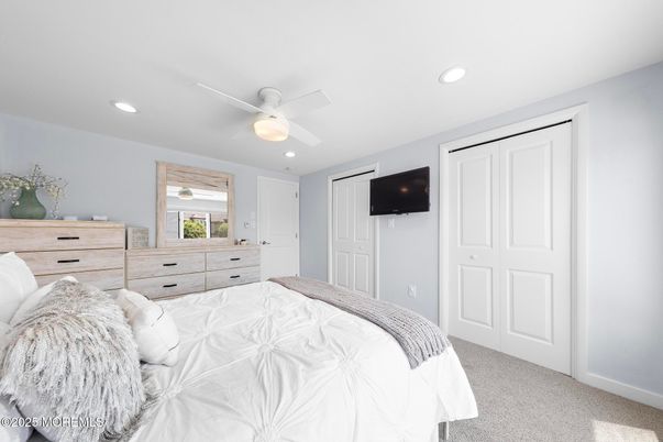 Bedroom, Interior, Recessed Lighting