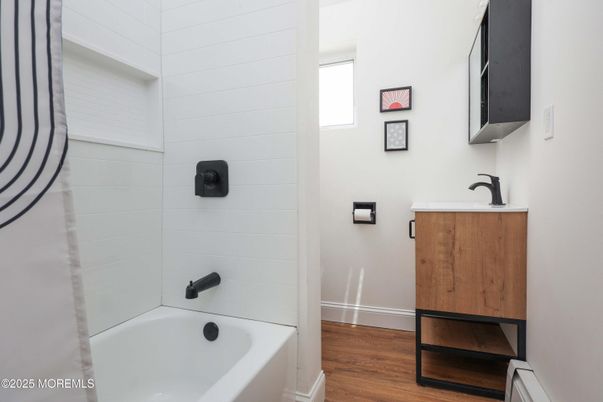 Bathroom, Interior, Wood Texture Flooring
