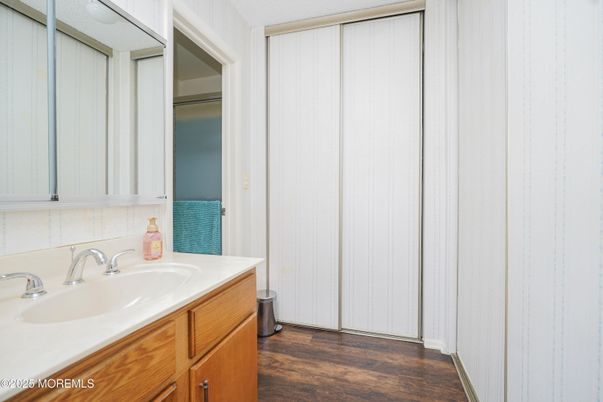 Bathroom, Interior, Wood Texture Flooring