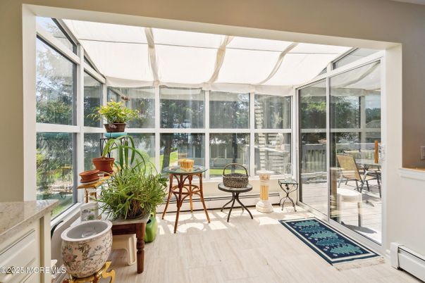 Interior, Sun Room, Wood Texture Flooring
