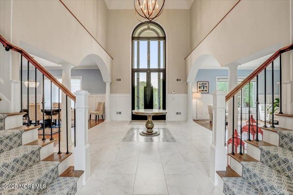 Interior, Marble, Pendant Lights