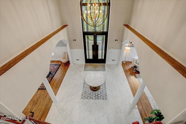 Chandelier, Interior, Marble, Wood Texture Flooring