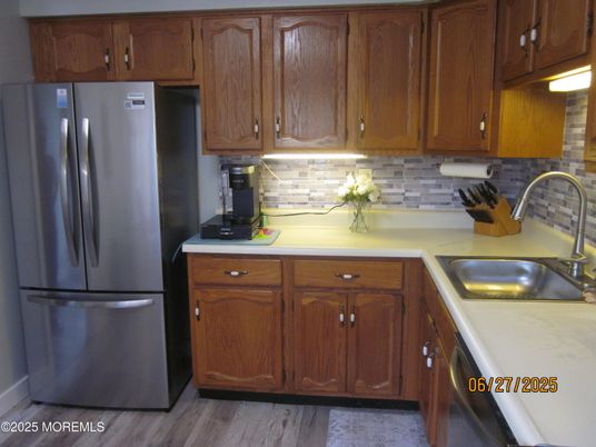 Interior, Kitchen, Wood Texture Flooring
