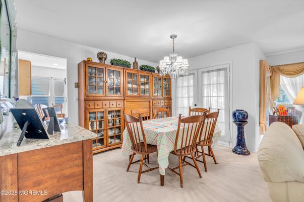 Chandelier, Dining room, Interior, Recessed Lighting