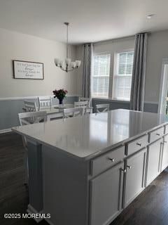 Chandelier, Dining room, Interior, Kitchen, Recessed Lighting, Wood Texture Flooring
