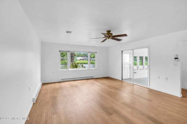 Empty room, Interior, Wood Texture Flooring