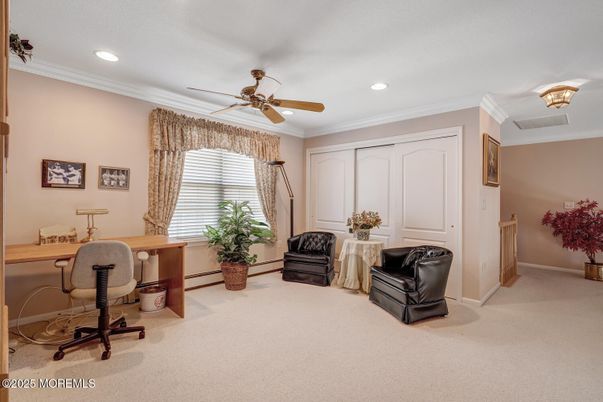 Home Office, Interior, Recessed Lighting