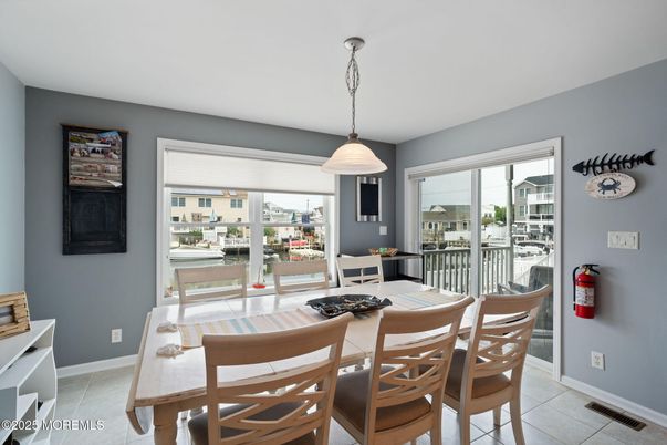 Dining room, Interior, Pendant Lights