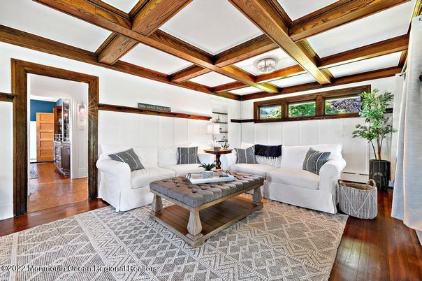 Interior, Living room, Wooden Beams, Wood Texture Flooring