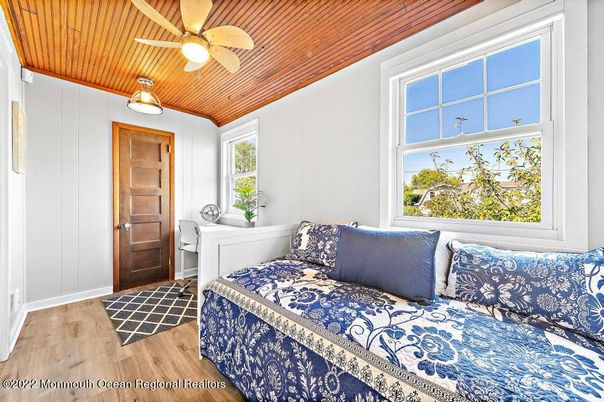 Bedroom, Interior, Wooden Ceilings, Wood Texture Flooring