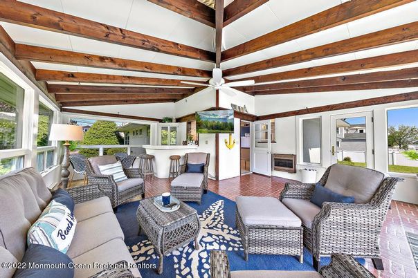 Interior, Living room, Wooden Beams