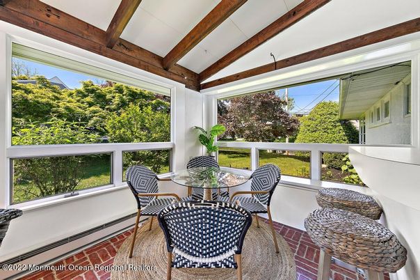 Dining room, Interior, Sun Room, Wooden Beams