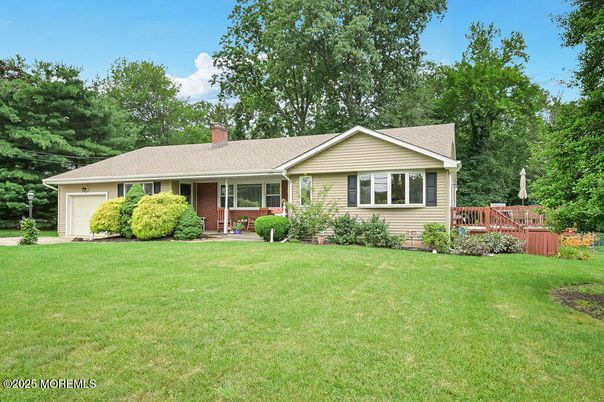Attached, Backyard, Exterior, Facade, Brick Facade, Ranch