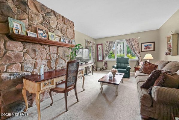 Fireplace, Home Office, Interior, Living room, Stone Walls