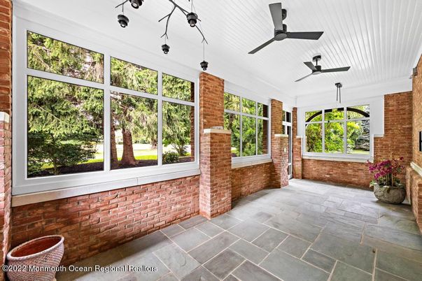 Interior, Stone Walls, Sun Room