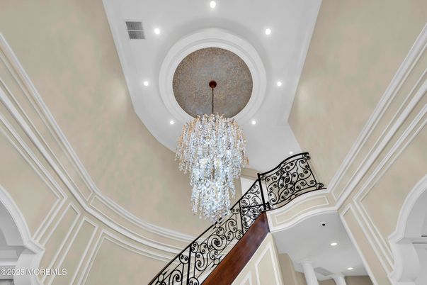 Chandelier, Interior, Recessed Lighting