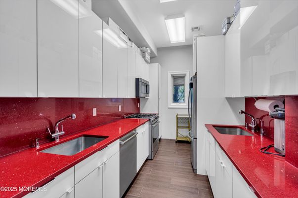 Interior, Kitchen, Wood Texture Flooring