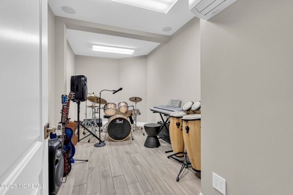 Fitness Equipment, Interior, Wood Texture Flooring