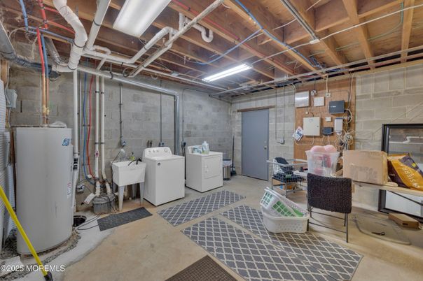 Interior, Stone Walls, Washer