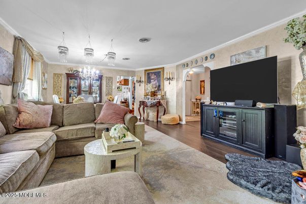 Chandelier, Dining room, Interior, Living room, Wood Texture Flooring