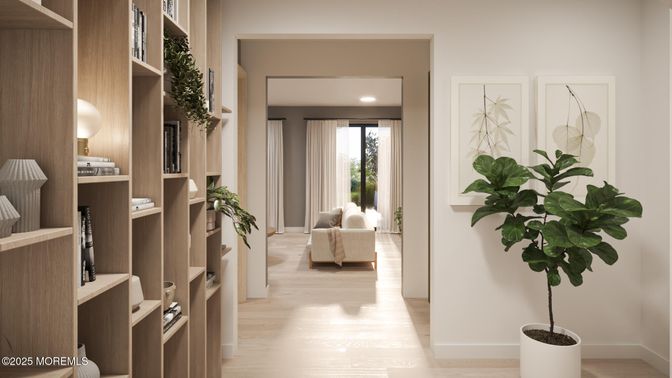 Interior, Recessed Lighting, Wood Texture Flooring