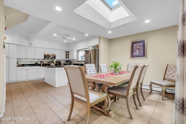 Dining room, Interior, Kitchen, Recessed Lighting, Stainless Steel Appliances