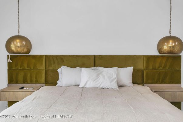 Bedroom, Interior, Pendant Lights