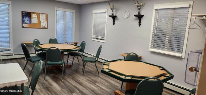 Dining room, Interior, Wood Texture Flooring