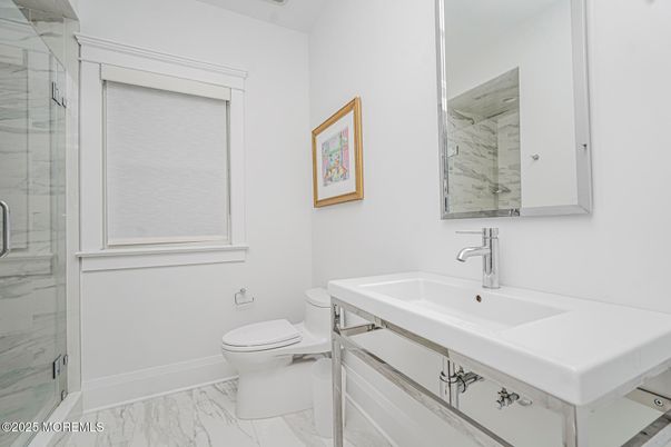 Bathroom, Glass Shower, Interior, Marble, Marble Walls