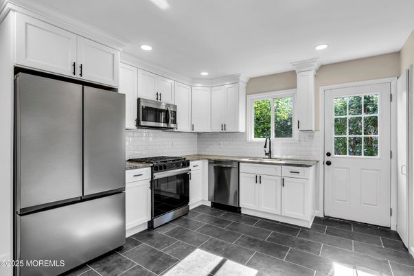 Interior, Kitchen, Recessed Lighting, Stainless Steel Appliances
